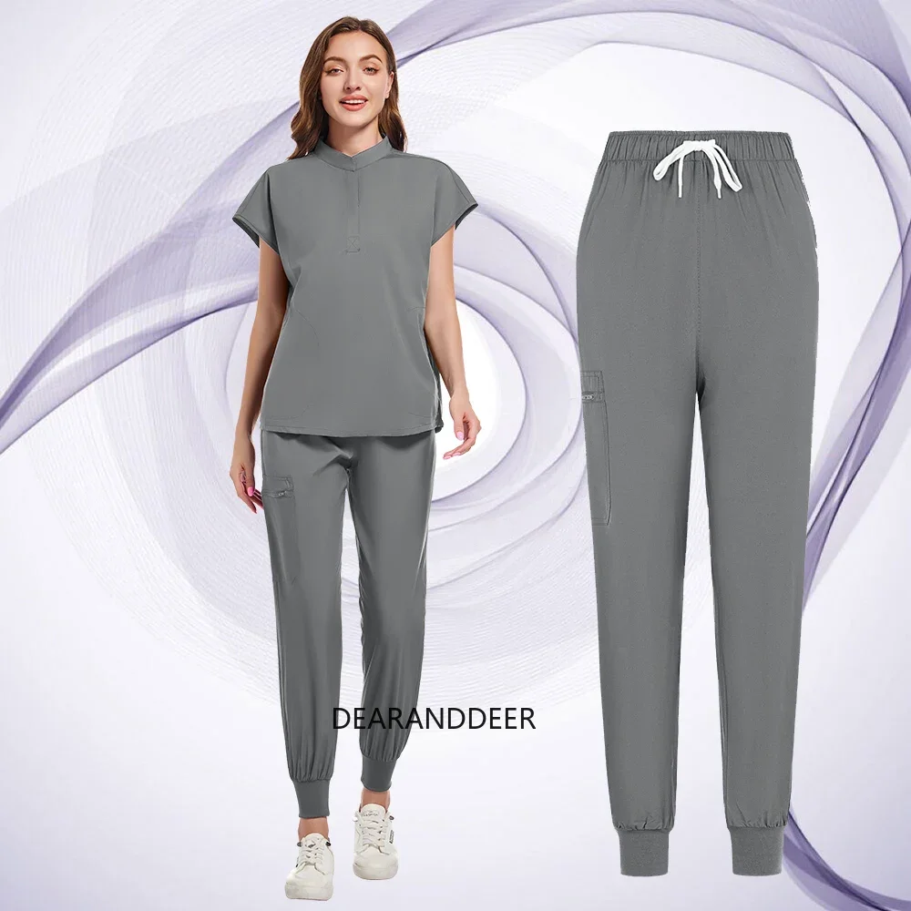 Однотонная униформа для медсестер доктор медсестра медицинские женские