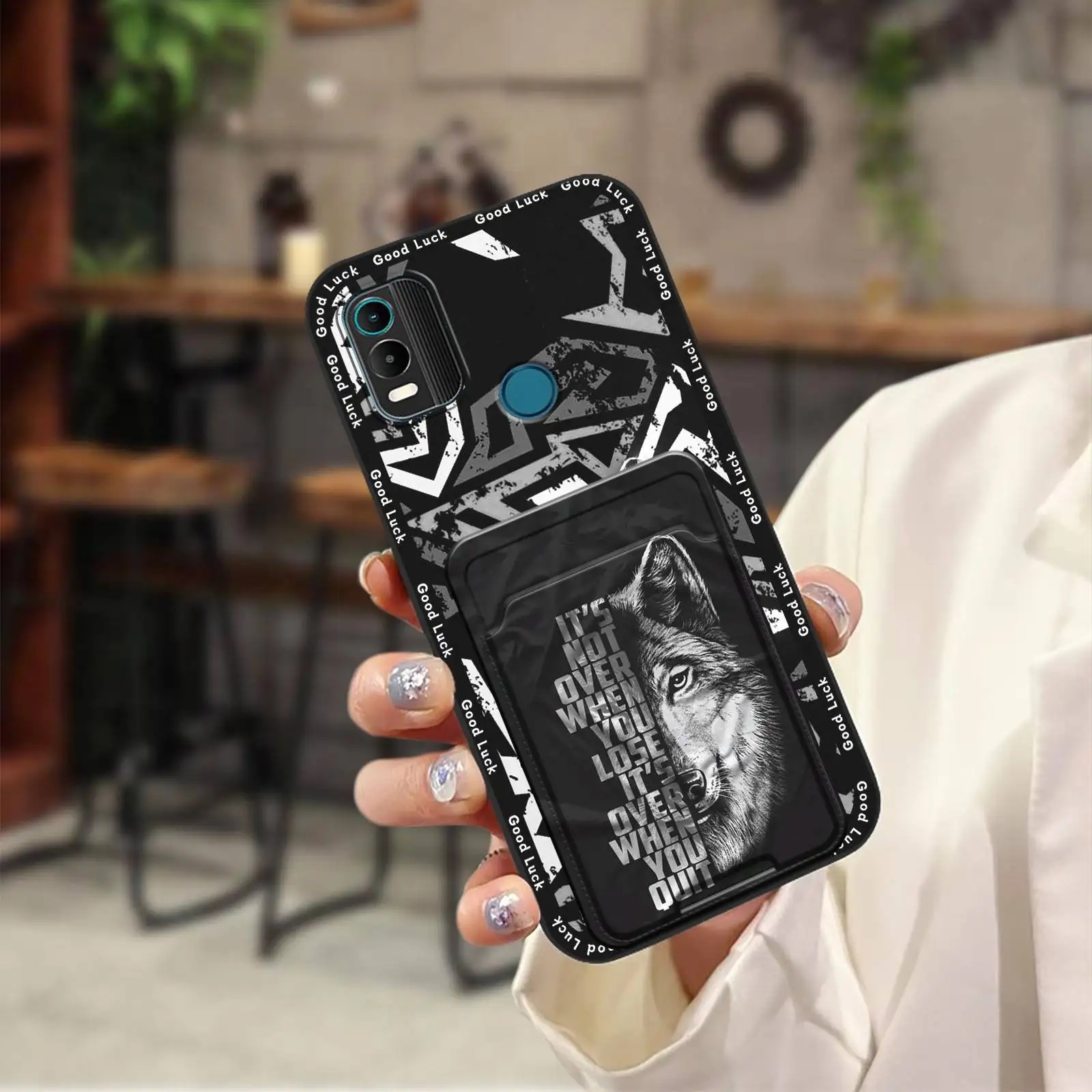 Футляр для карт мультяшный чехол телефона Nokia C21 Plus водонепроницаемый мягкий