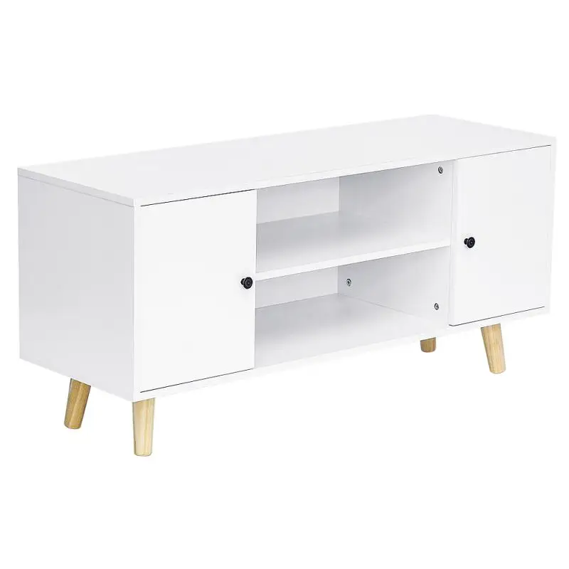 

Подставки для телевизора с двумя дверцами, белый современный простой кофейный столик, органайзер для хранения мебели для телевизора, HWC