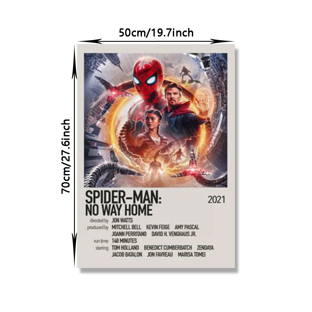 Постер Фильма Marvel Железный человек Человек-паук Черная Вдова Дэдпул Росомаха на