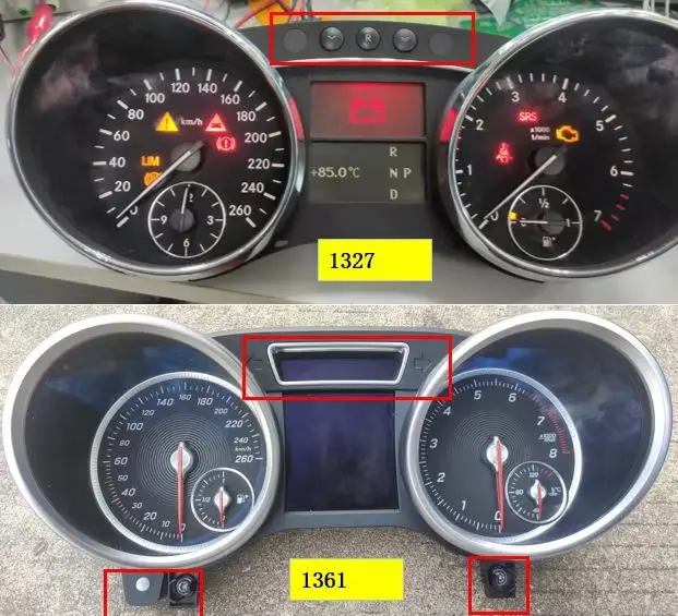 Лучшее качество ЖК-дисплей приборной панели для Mercedes-Benz MB ML W164 GL X164 R-класса W251