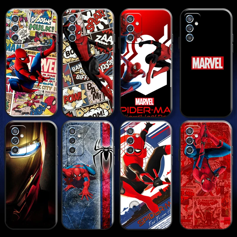 

Marvel Iron Man Venom Spider Man For Samsung M11 M12 Phone Case Carcasa Silicone Cover Soft Liquid Silicon Back