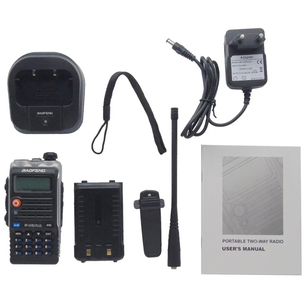 Baofeng UVB2 Plus UV-B2 Two way Radio Dual Band VHF/UHF Walkie Talkie 128CH interphone BF-UVB2 Ham CB Radio Handheld Transceiver