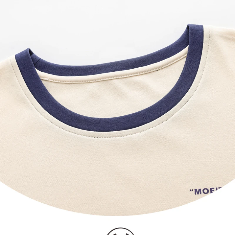 2023 New Pajamas Women's Summer Cotton Cute and Casual Short-sleeved Shorts Student Korean Version of Comfortable Sleepwear Suit