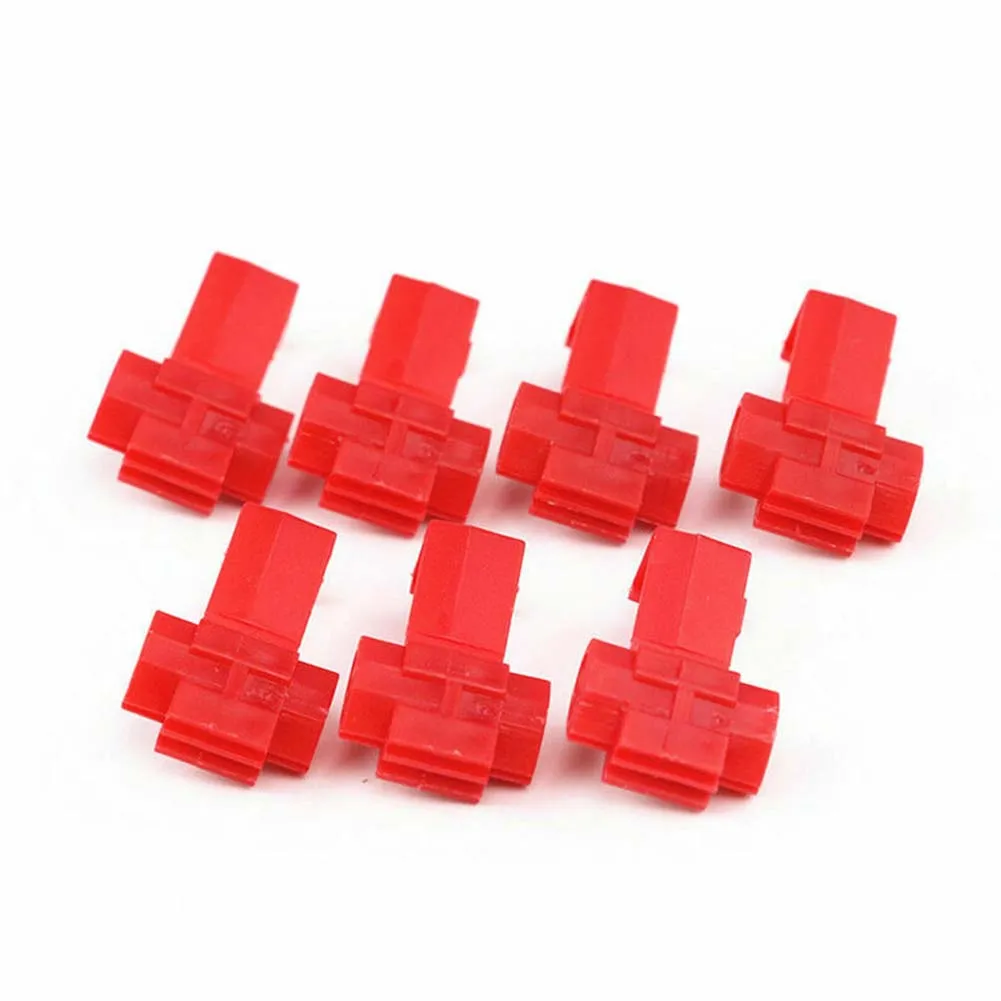 100Pcs Lock Wire Quick Splice Terminals Dhfdjfhdfjhdjfdh Able Electric Wire Connectors Waterproof Electric Terminals