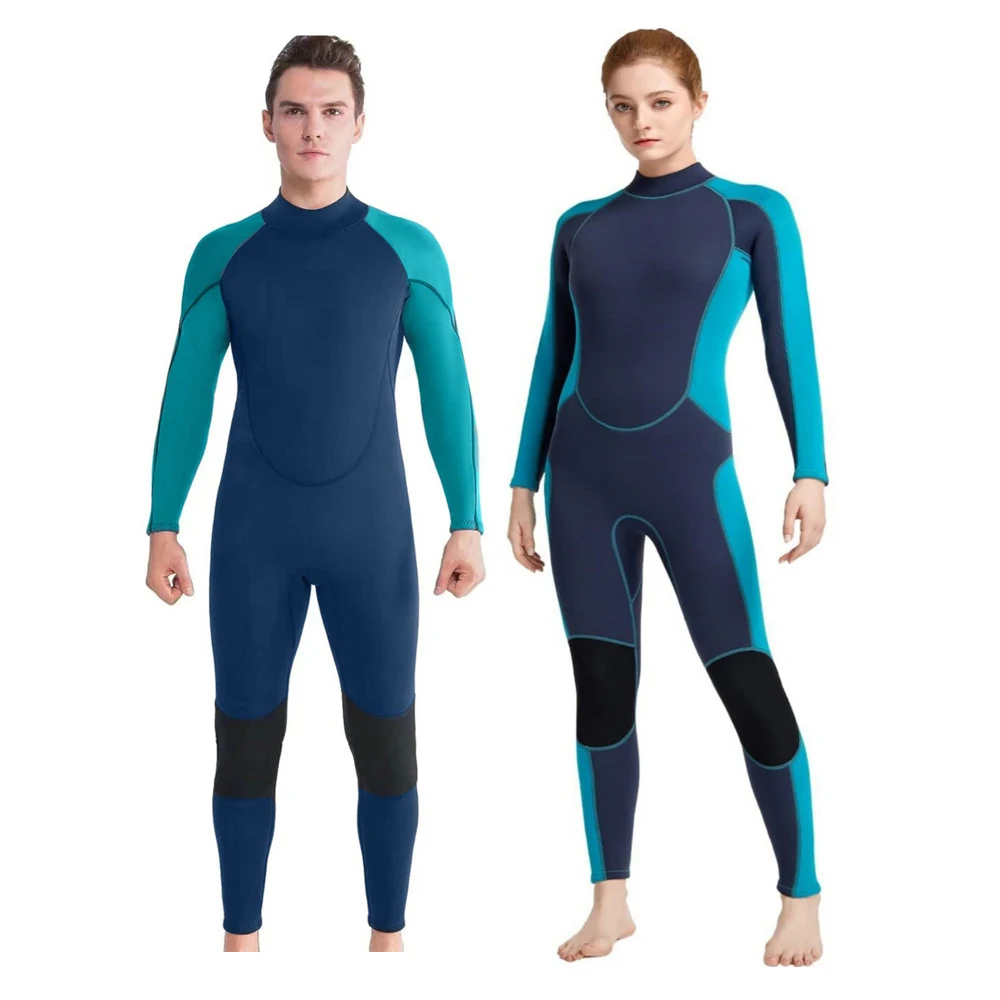 

Неопреновый гидрокостюм для мужчин и женщин, купальный костюм для дайвинга, 3 мм, Цельный купальник для серфинга и Сноркелинга, сохраняет тепло