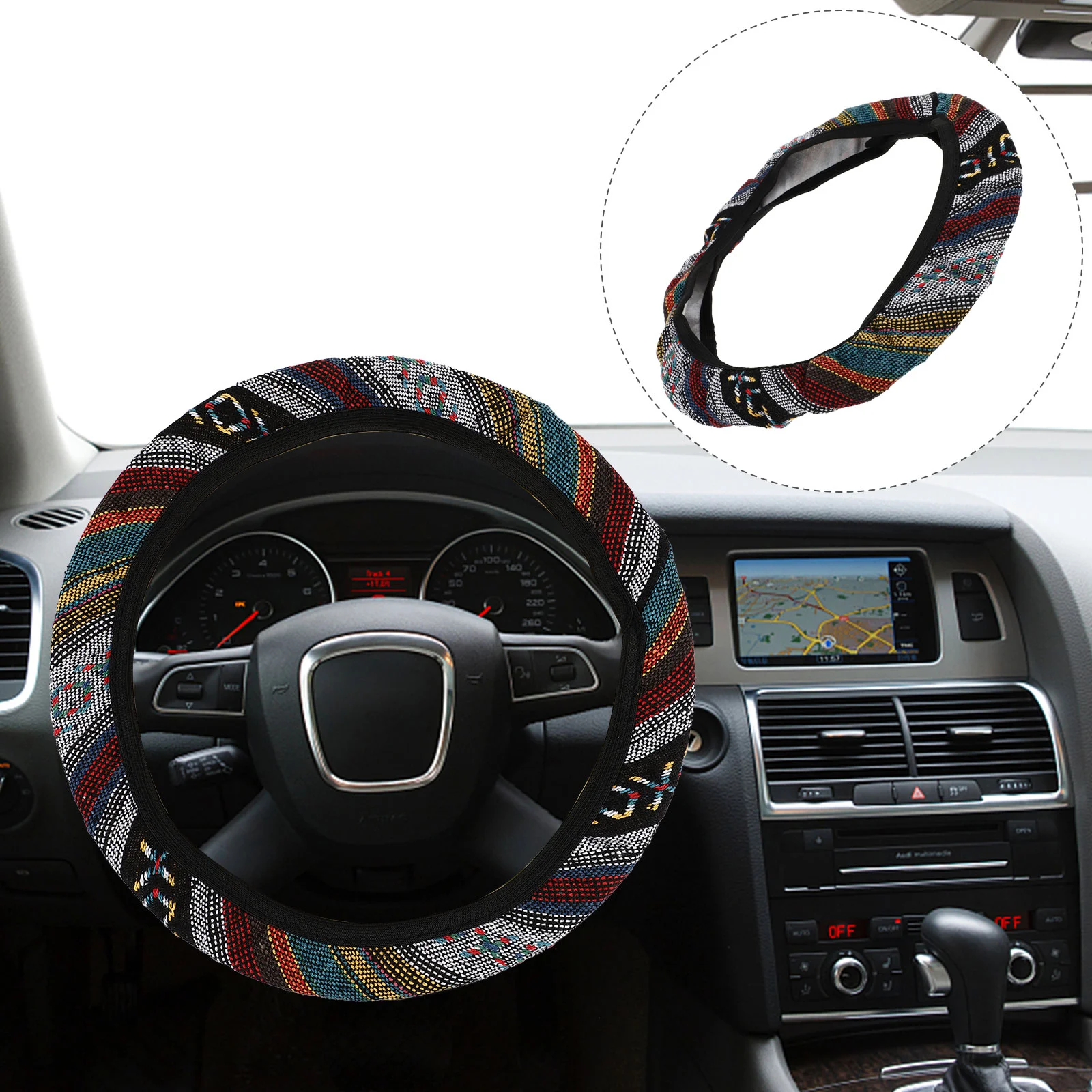 

Accesorios Para Autos Steering Wheel Cover Women Folk-custom Wheeler Covers Miss