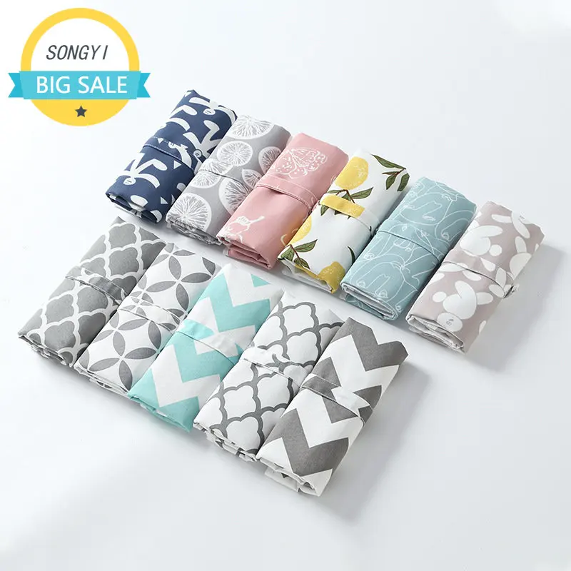 Newborn Baby Changing Mat Portable Two-side Waterproof Breathable Urine Pad Outdoor Travel Infant Toddler Nursing Mat 60*35cm