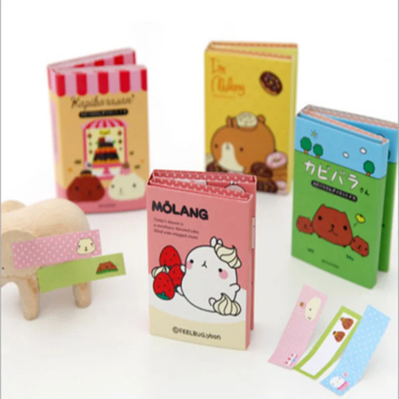 

Creative Korean Stationery Sticky Notes Cute Animals Cartoon Rabbit N Sticky Note Book Kawaii Memo Pad