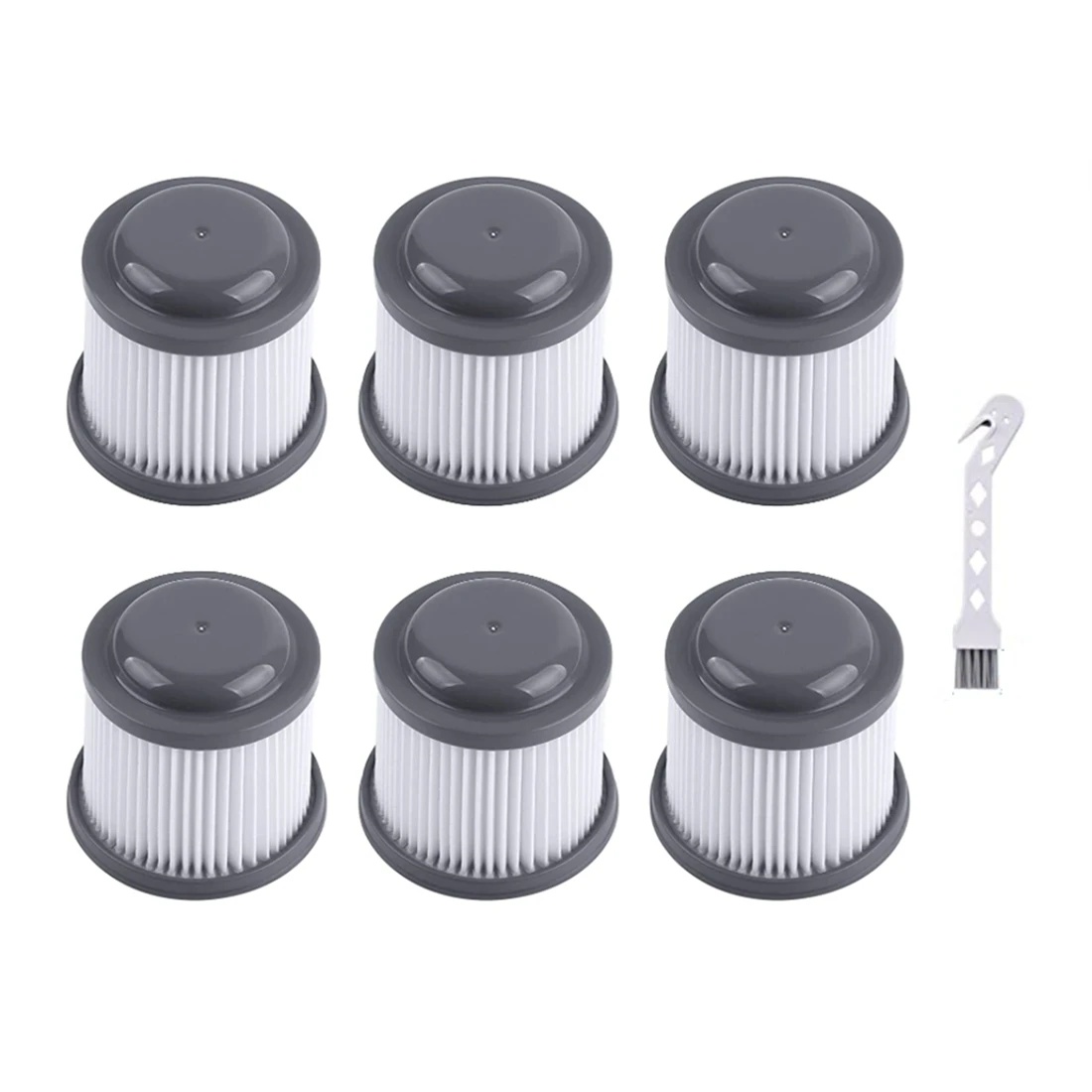

6 упаковок PVF110 вакуумные сменные фильтры для Black & Decker BDH2000PL поворотный вакуумный фильтр, по сравнению с деталями PVF110