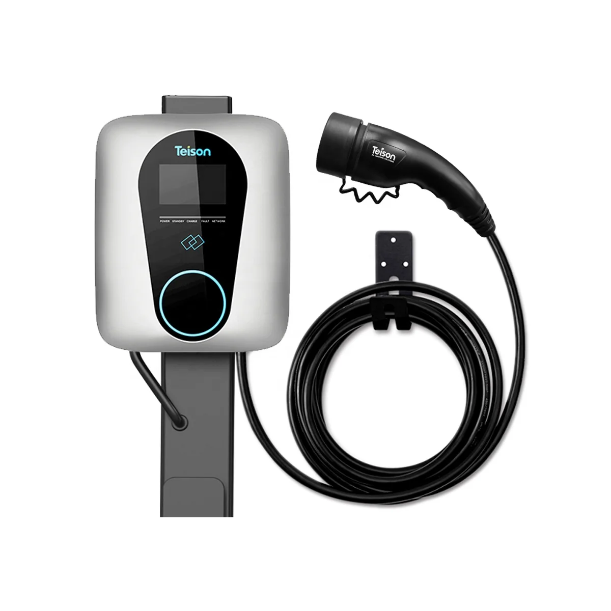 

Интеллектуальное зарядное устройство Teison 32A AC EV Wallbox Уровень 2 EVSE OCPP 1.6J, зарядная станция