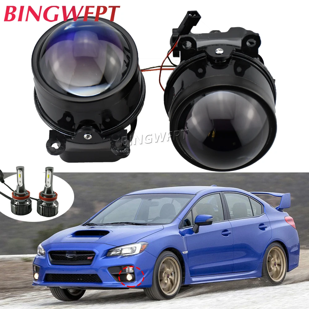Фото 2 шт. светодиодные противотуманные фары для Subaru Forester WRX STI Outback BRZ Impreza Justy Levorg XV Legacy Автомобильные противотуманные фары для переднего бампера ... №1