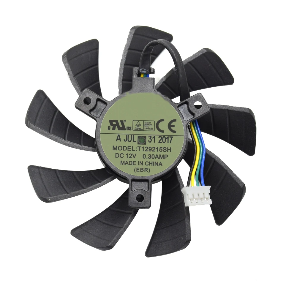 Фото Новинка 85 мм T129215SH запасной вентилятор охлаждения для ZOTAC GeForce GTX1060 GTX 1060 MINI ZT-P10600A-10L GTX 960 охладитель графической карты №3