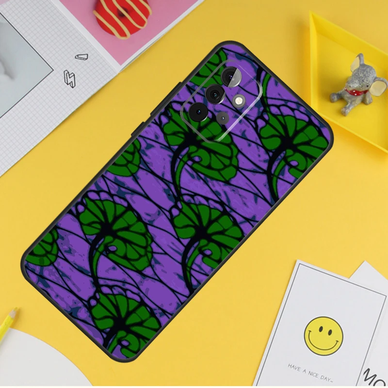 Африканский восковой тканевый чехол для телефона Samsung Galaxy A53 A33 A13 A12 A32 A52 A14 A34 A54 A15