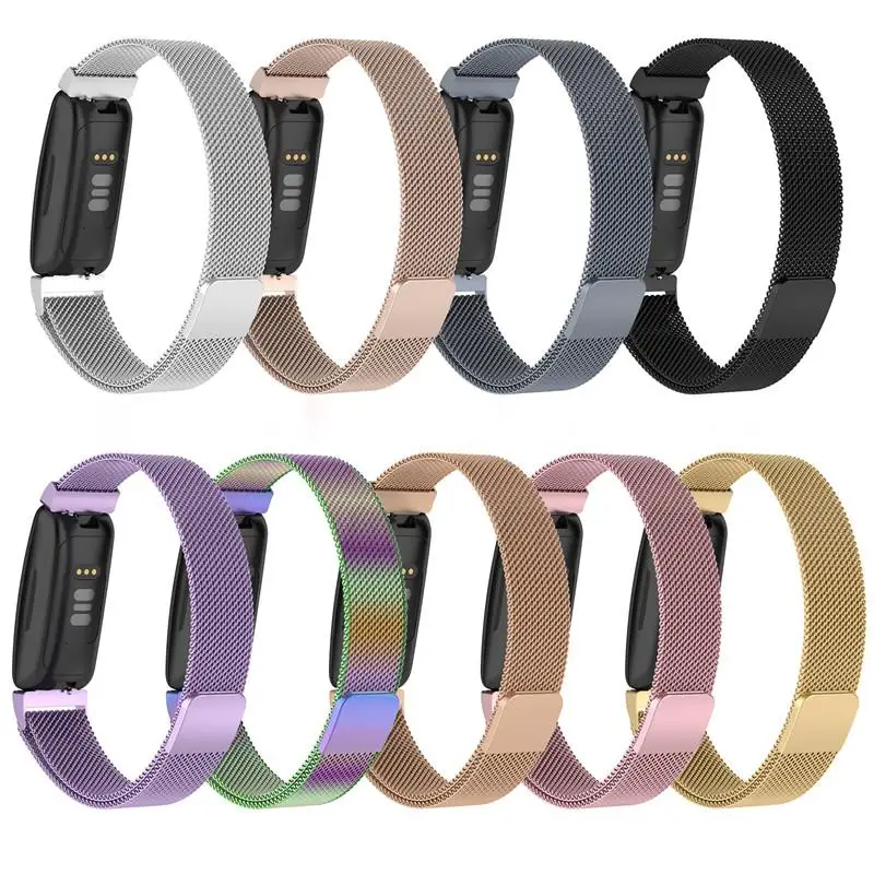 

Magnetic Loop Strap For Fitbit Child Ace 3 Band Replacement Stainless Steel Bracelet Wristband For Fitbit Inspire 2 Smart Correa