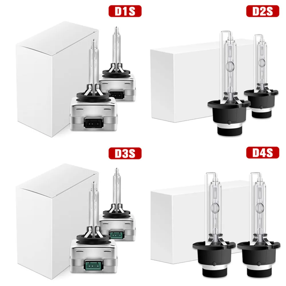 

2pcs Car HID xenon bulb D1S D2S D3S D4S super bright headlights far and near one light 35W