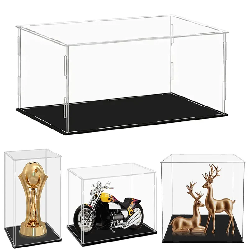 

Transparent Acrylic Display Box Lego Model Acrylic Display Cabinet Dustproof Doll Figure Transparent Blind Box Storage Rack