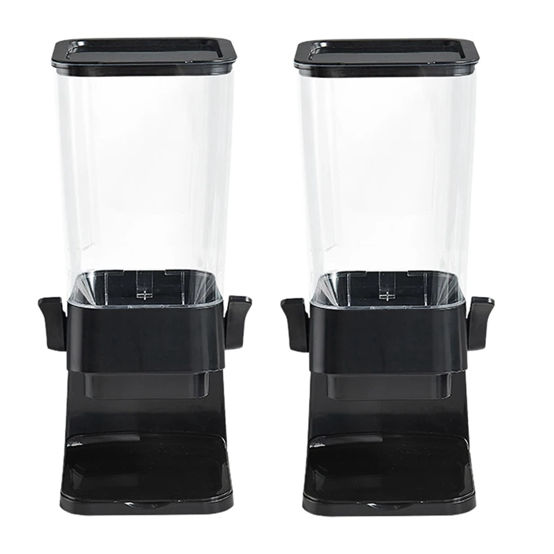 

New 2PCS Countertop Dispenser Indispensable Countertop Container Countertop Container For Candy Dispenser