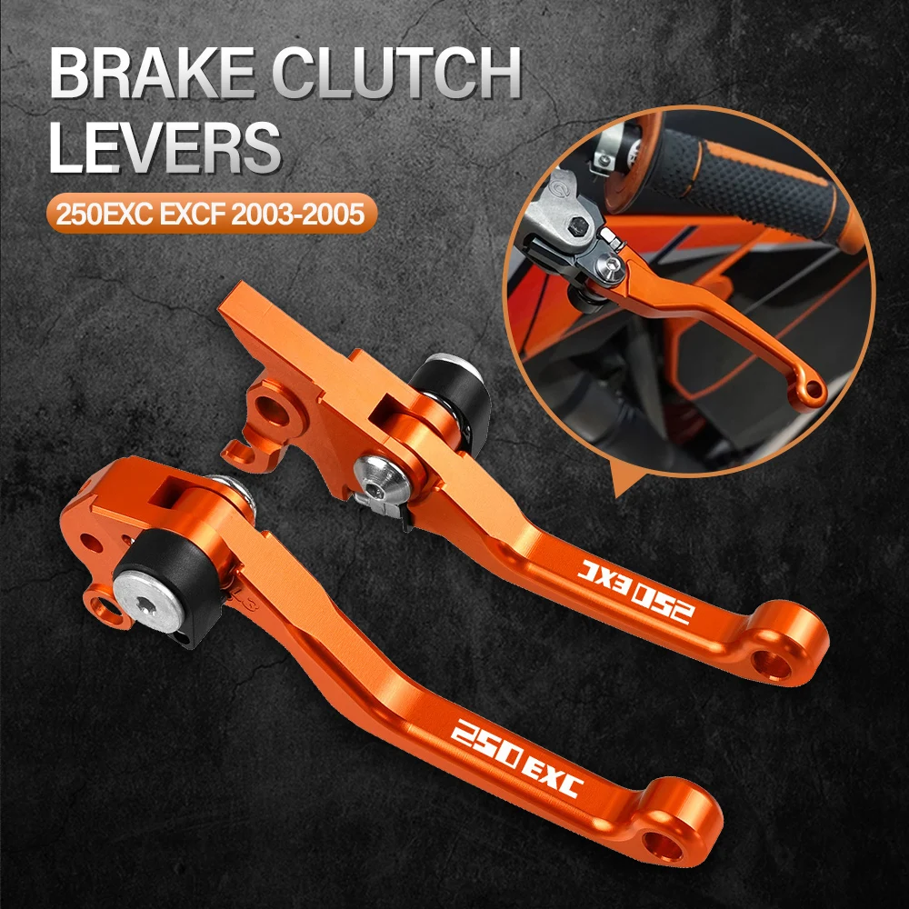 Складные рычаги тормоза и сцепления для мотоцикла 250EXCF 250 EXC-F 2003 2004 2005