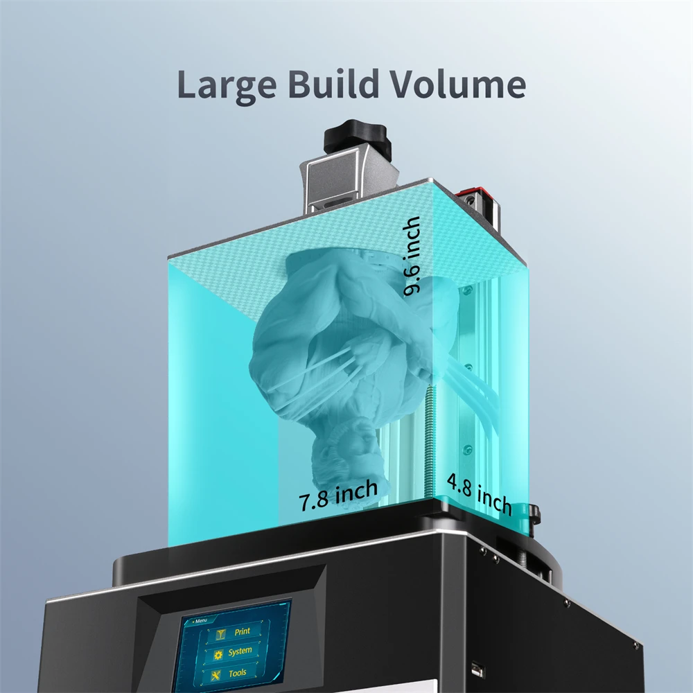 ANYCUBIC Photon моно X 6K 3D принтер 9 5 ''экран Монохромный ЖК УФ-полимер принтеры