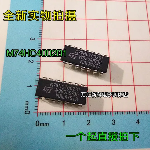 

10 шт. Оригинальный Новый M74HC4002B1 74HC4002 DIP-14