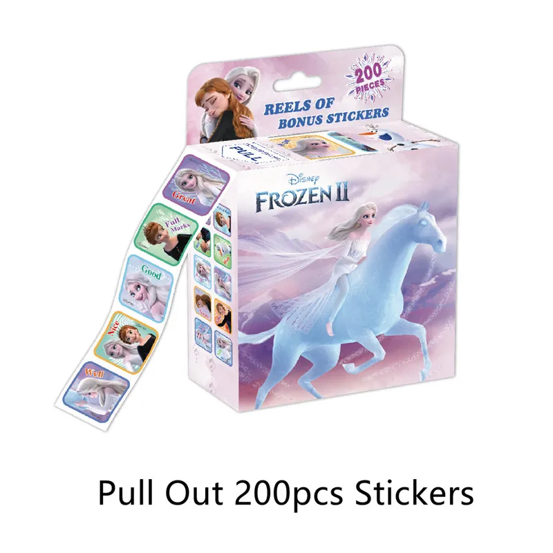 

200 листов/коробка, детские наклейки для девочек