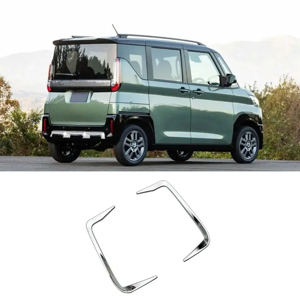 

Задний бампер для Mitsubishi Delica Mini 2023, задний бампер, Задняя отделка, противотуманный сменный декоративный Чехол, аксессуары, крышка лампы K3F4