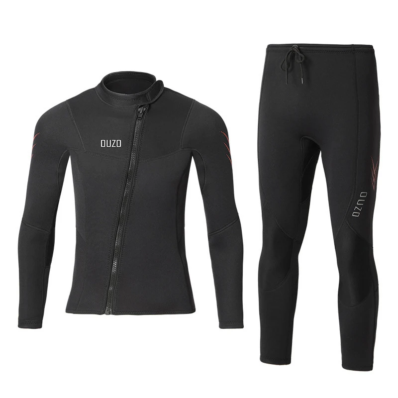 OUZO 3 мм глубоководный дайвинг рыбалка охота одежда для мужчин и женщин теплый