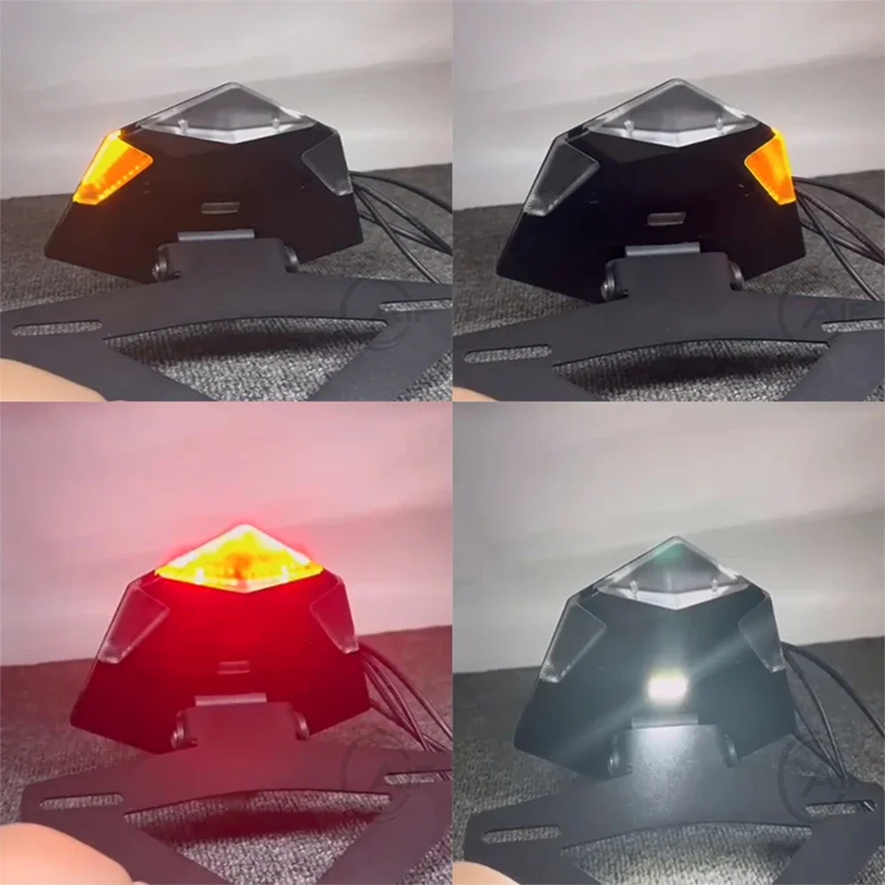 Новинка регулируемый короткий номерной знак для мотоцикла S1000 задний фотосигнал