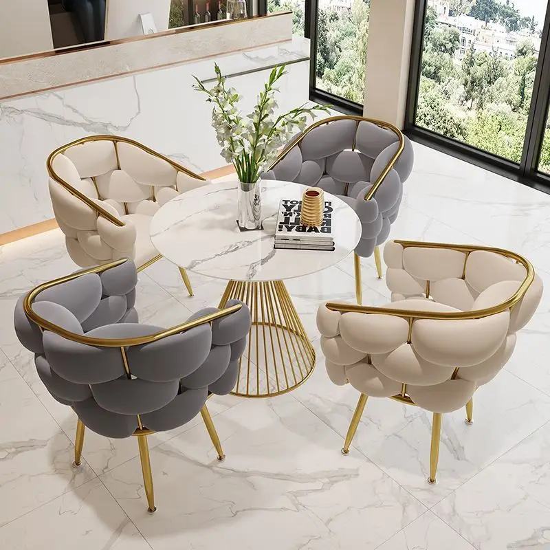 Стул для дома с пузырьками простой и удобный женский роскошный