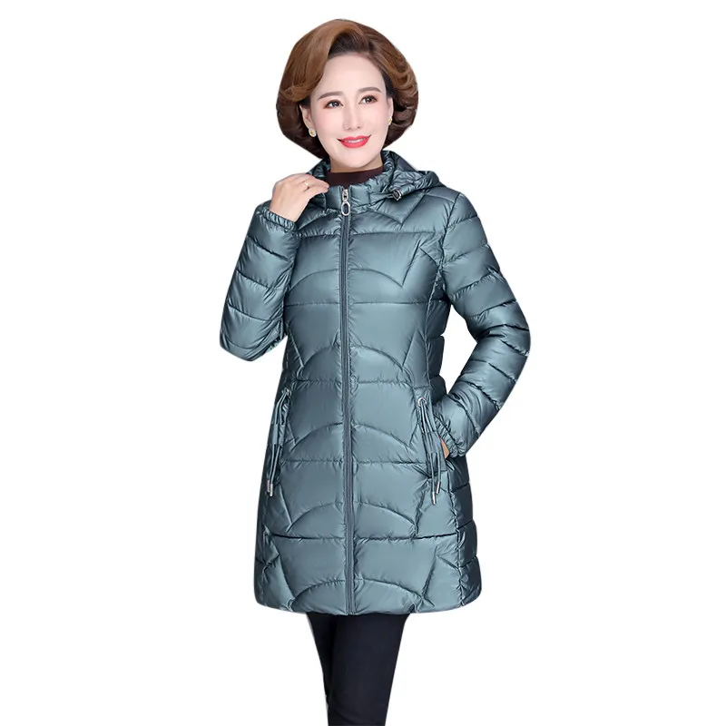 Winter Coats Woman Jackets 2023 Parkas Warm Thick Down Jacket Hooded Fashion Slim Solid Winter Clothes Women enlarge