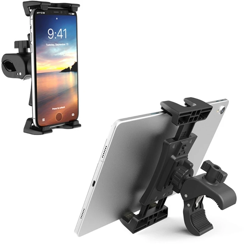 

Tablet Holder Stand Exercise Bike Handlebar Mount For 4.7-13 inch Tablets PC