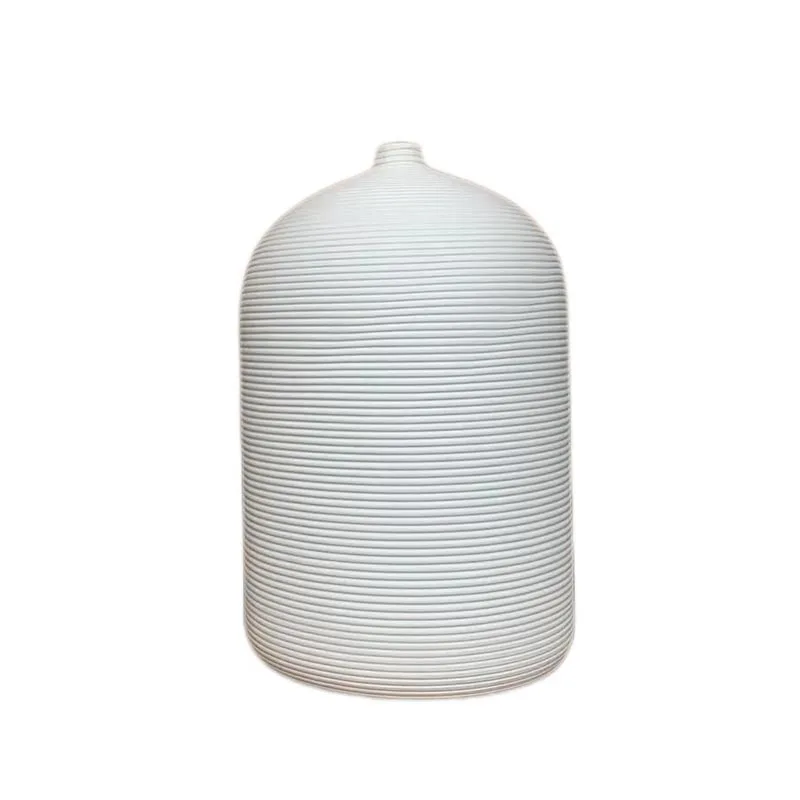 

Простая гладкая эмбриональная керамическая ваза для дома в стиле ретро, модель комнаты, мягкий сухой цветок