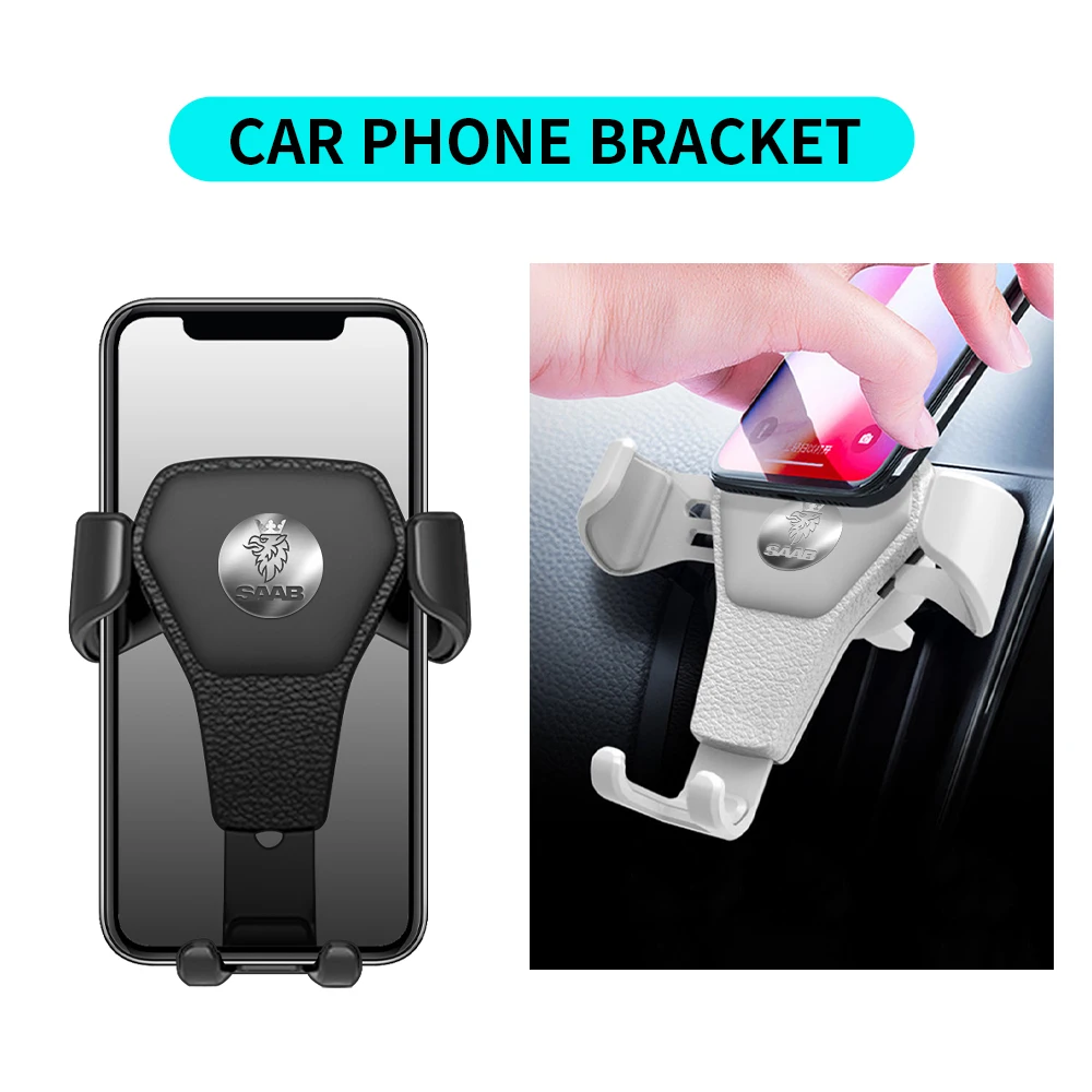

Mobile Phone Holder Air Outlet Gravity Sensor Car Riangle Gravity Bracket For Saab 93X 95X 900 9-7 600 99 92 9-3 9-5 GT750 9-X