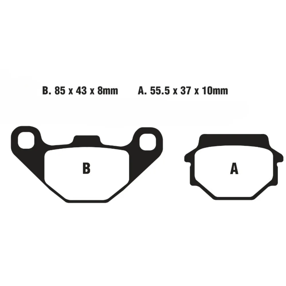 Передние и задние медные тормозные колодки для мотоцикла DINLI DL450 DL 450 RS DL901 EXPLORER Trasher 450 2008 2009