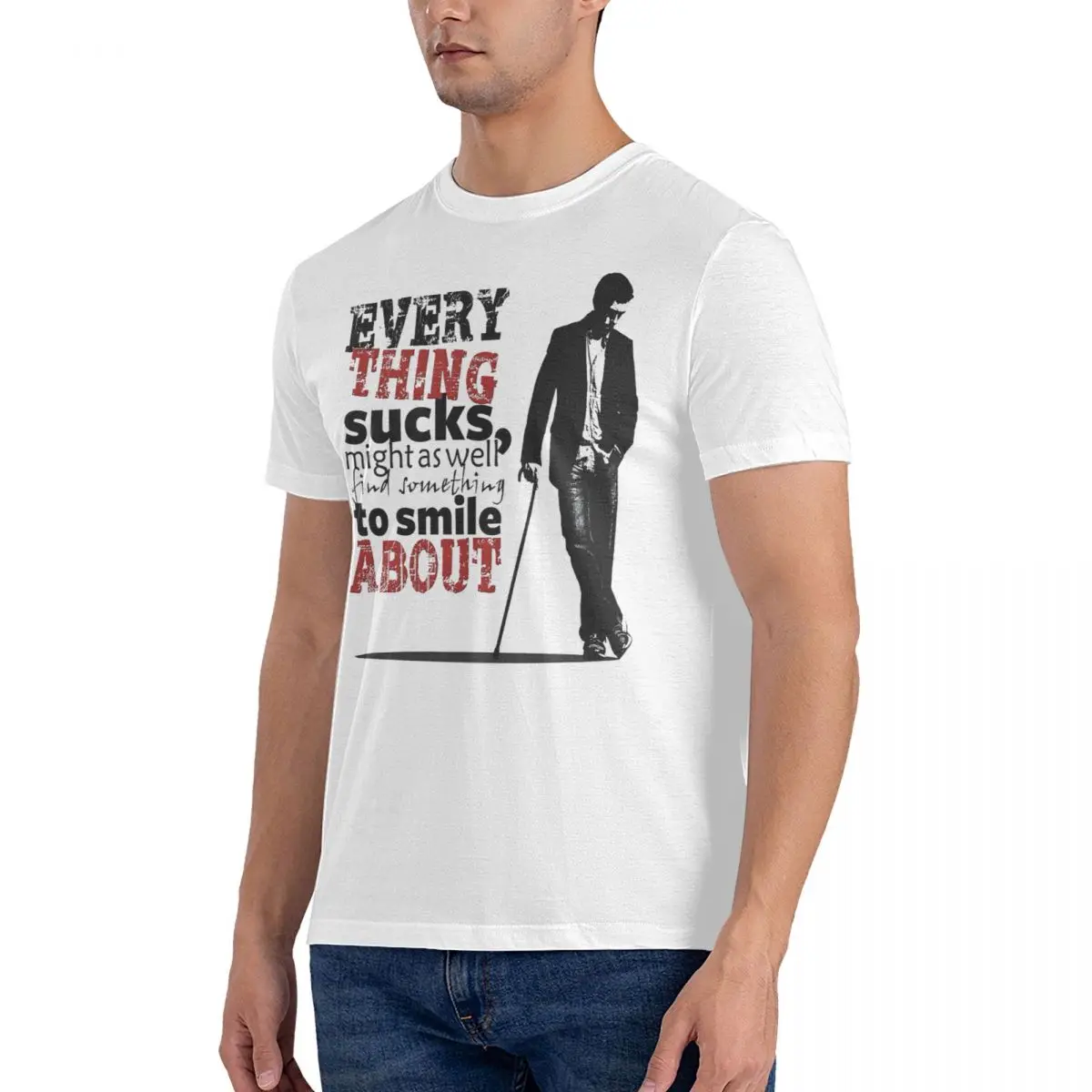 Мужские футболки с принтом в виде надписи Все дерзко