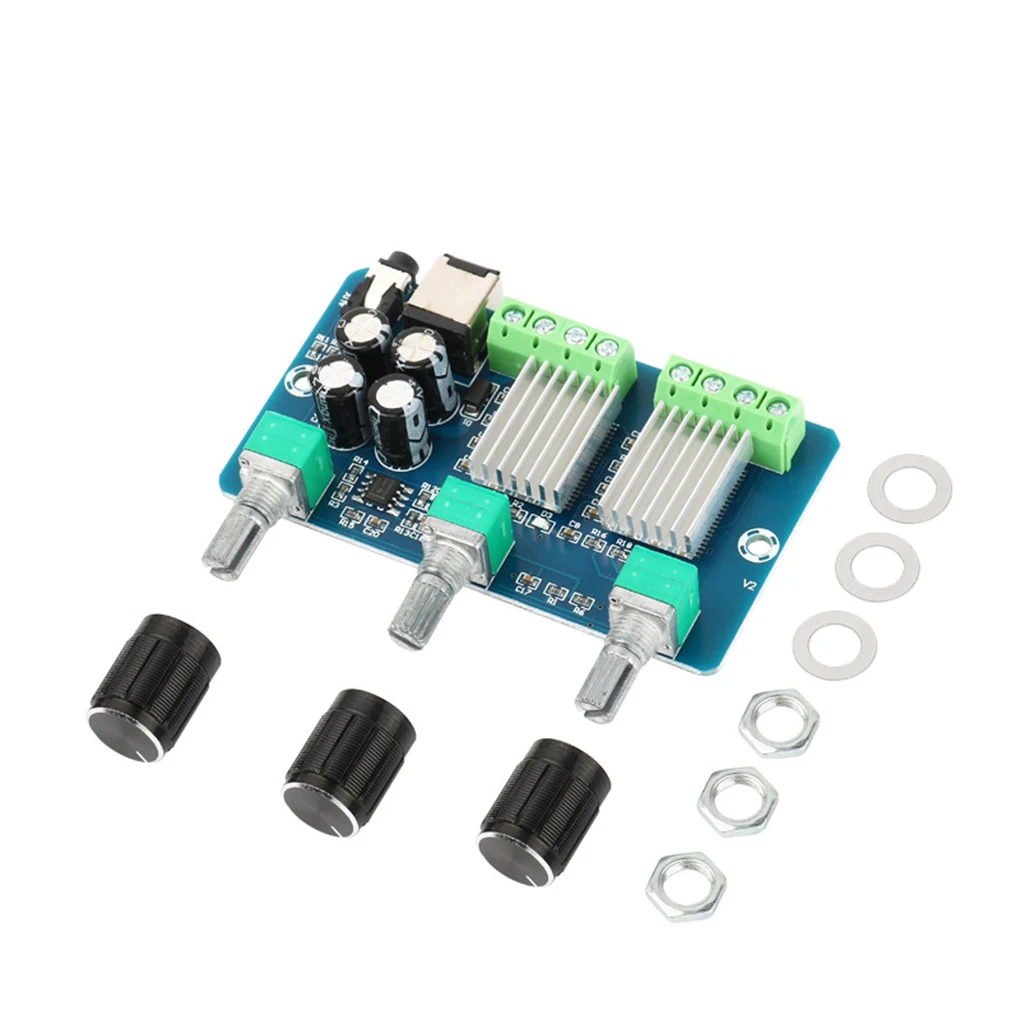 

Digital Amplifier Board 2 1 Channel 15W 30W Efficient DC 12V Speaker Amplification Part Replacement for YAMAHA