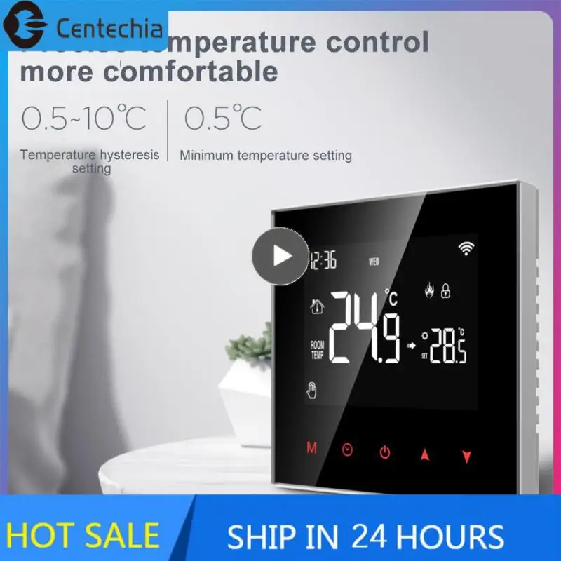 

Programmable Tuya Heating Water Boiler Temperature Semsor App Control Electric Floor Temperature Remote Controller 3a 16a