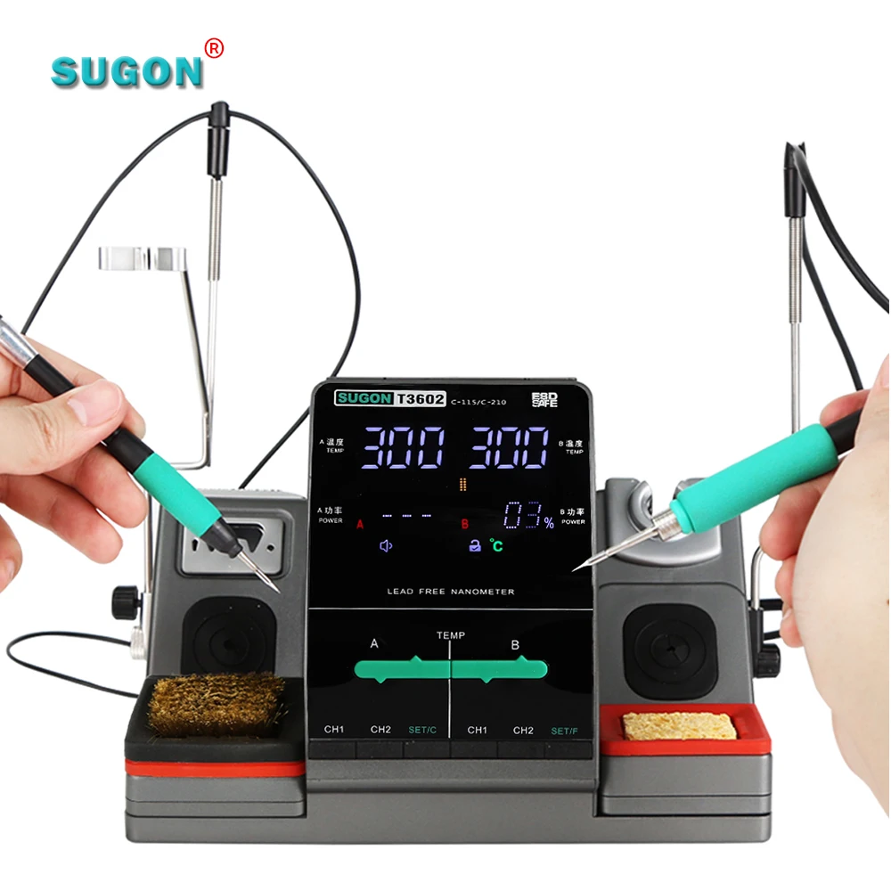 

Popular Soldering Station 240W SUGON T3602 For Mobile Electronic Repair