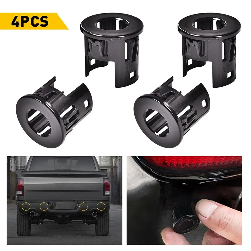 

4Pcs/set Parking Radar Bracket Reversing Parking Radar Bracket for Dodge Ram 1500 2014-2018