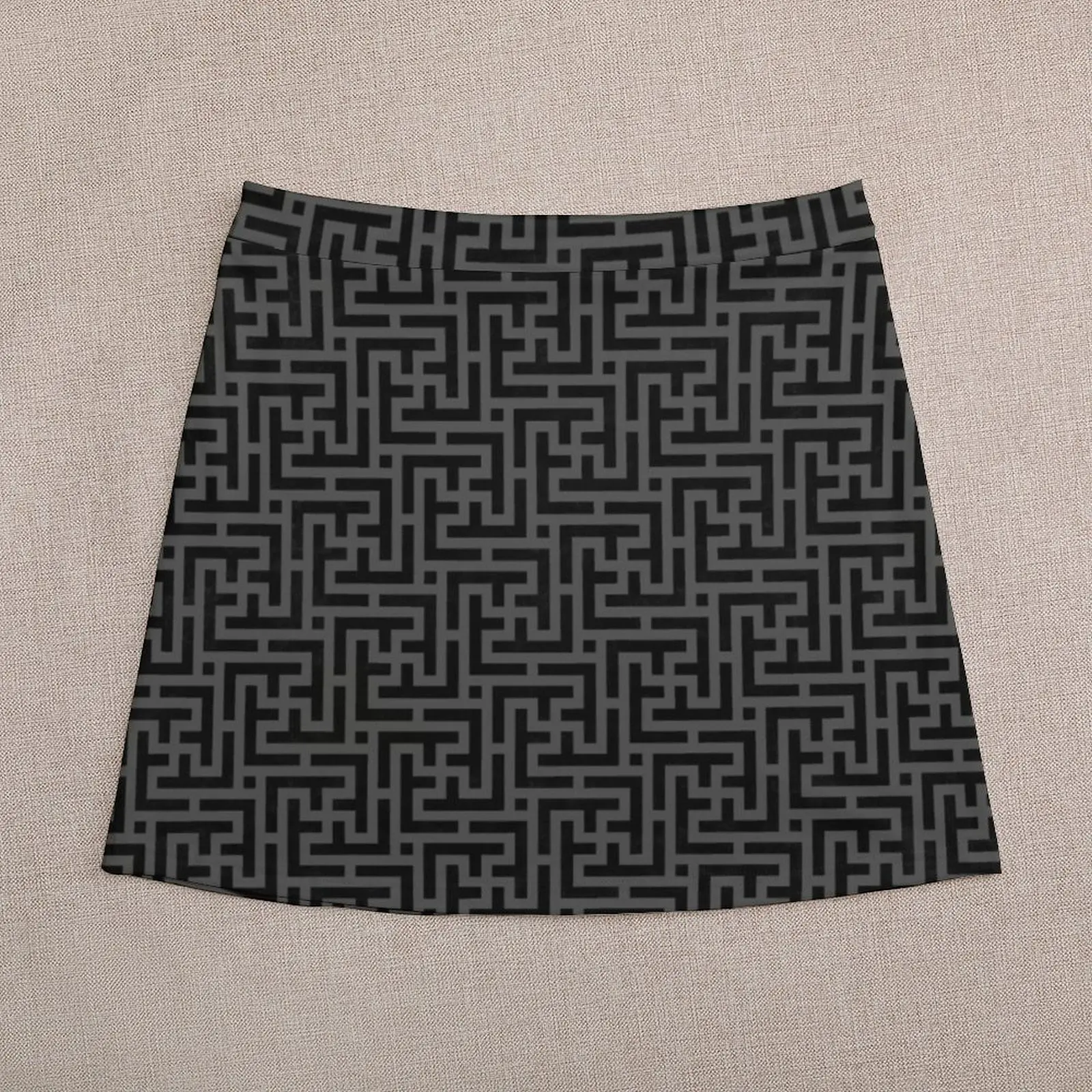 Серая мини-юбка Sayagata в горошек женская одежда Корейском стиле летняя 2023