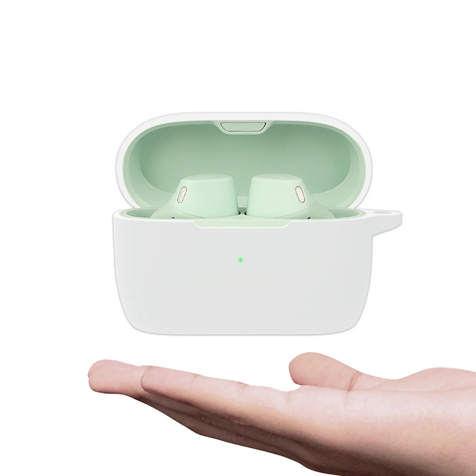 

Anti-shock Flexible Silicone Comprehensive Protective Case With Anti-Lost Hook For Elite 4 Active Earphone Accessories