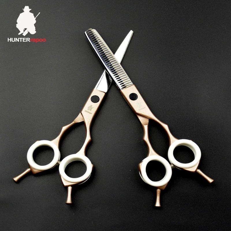 

30% скидка 6-дюймовые Парикмахерские ножницы HUNTERrapoo HT9170 из нержавеющей стали ножницы для стрижки волос набор филировочных ножниц для триммер...