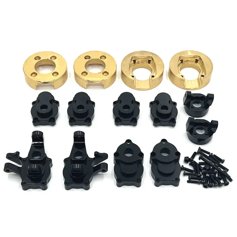 Латунный осевой шестеренчатый корпус для MJX H8H Yikong YK4082 YK4083 Absima CR1.8 yucп