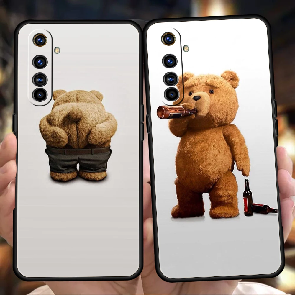 

Funny Tedy Bear Soft Case For Oppo A12 A16 A74 A76 A15 A52 A53 A54 Find X5 Reno6 Z Reno7 SE Pro 5G A92020 Phone Shell Fundas Bag