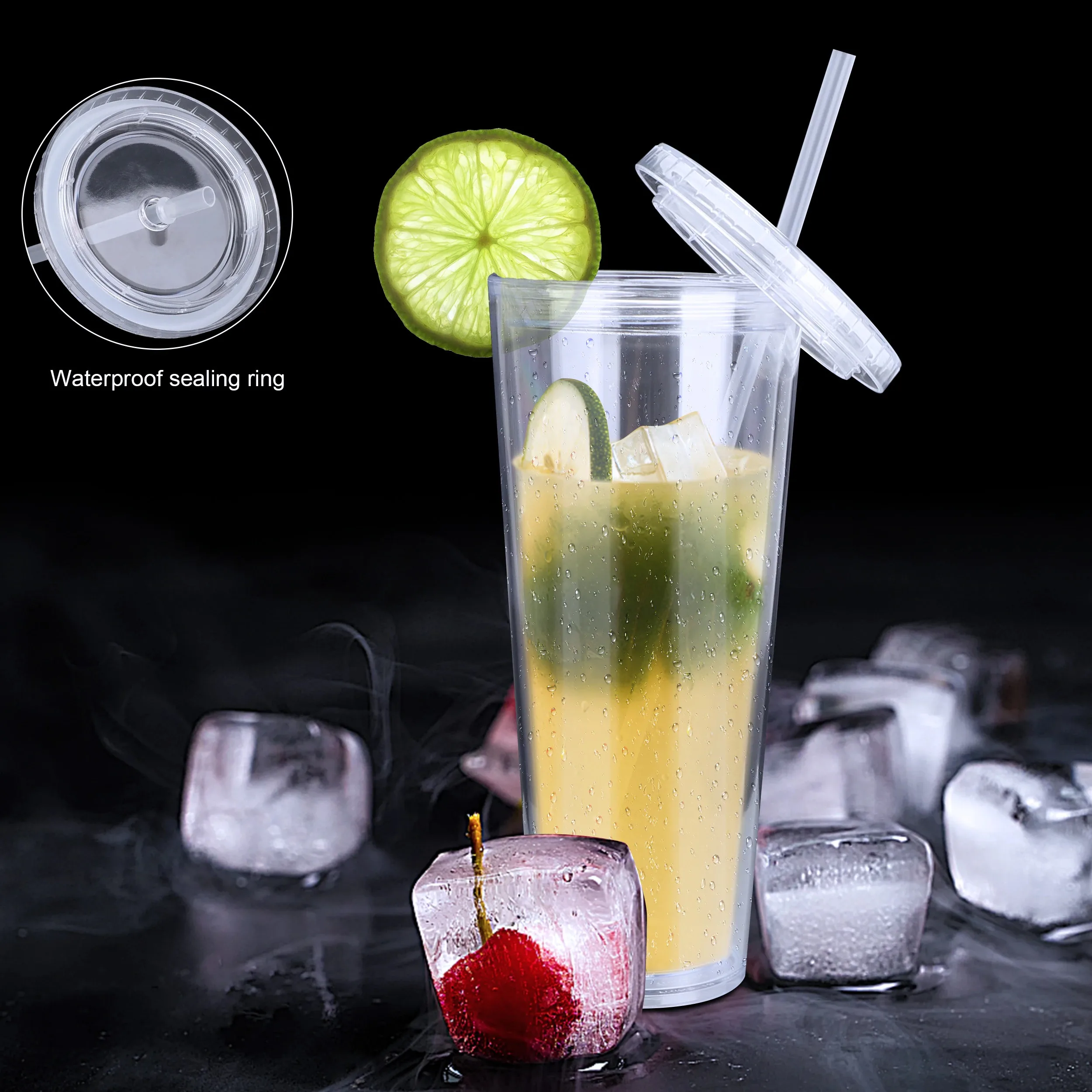 Transparent Fruit Cup