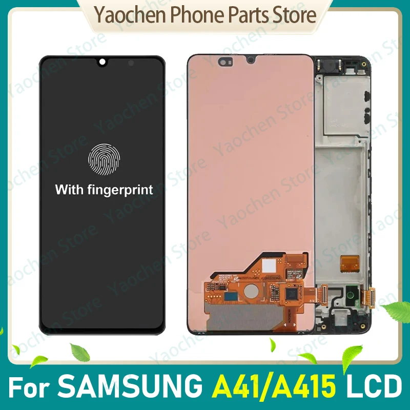 

6.1" Original LCD For Samsung Galaxy A41 A415 A415F A415F/DS LCD display Screen Touch panel. Digitizer with frame Assembly