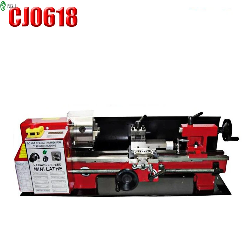 

CJM618 550w Mini Metal Gear Lathe Machine Variable Speed Milling Small Lathe