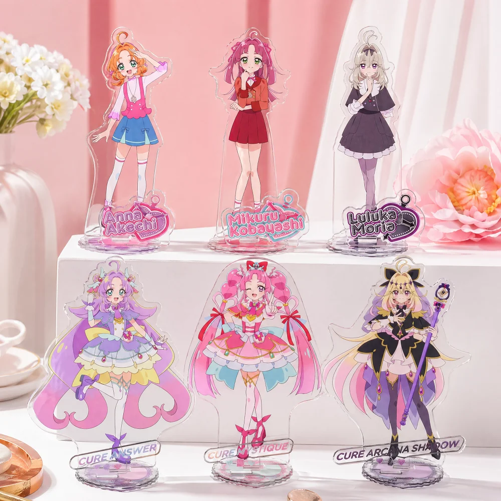 Фото Акриловая подставка-брелок Star Detective Precure Mystique Arcana Shadow, фигурка-модель куклы-идола, настольное украшение, декор №1