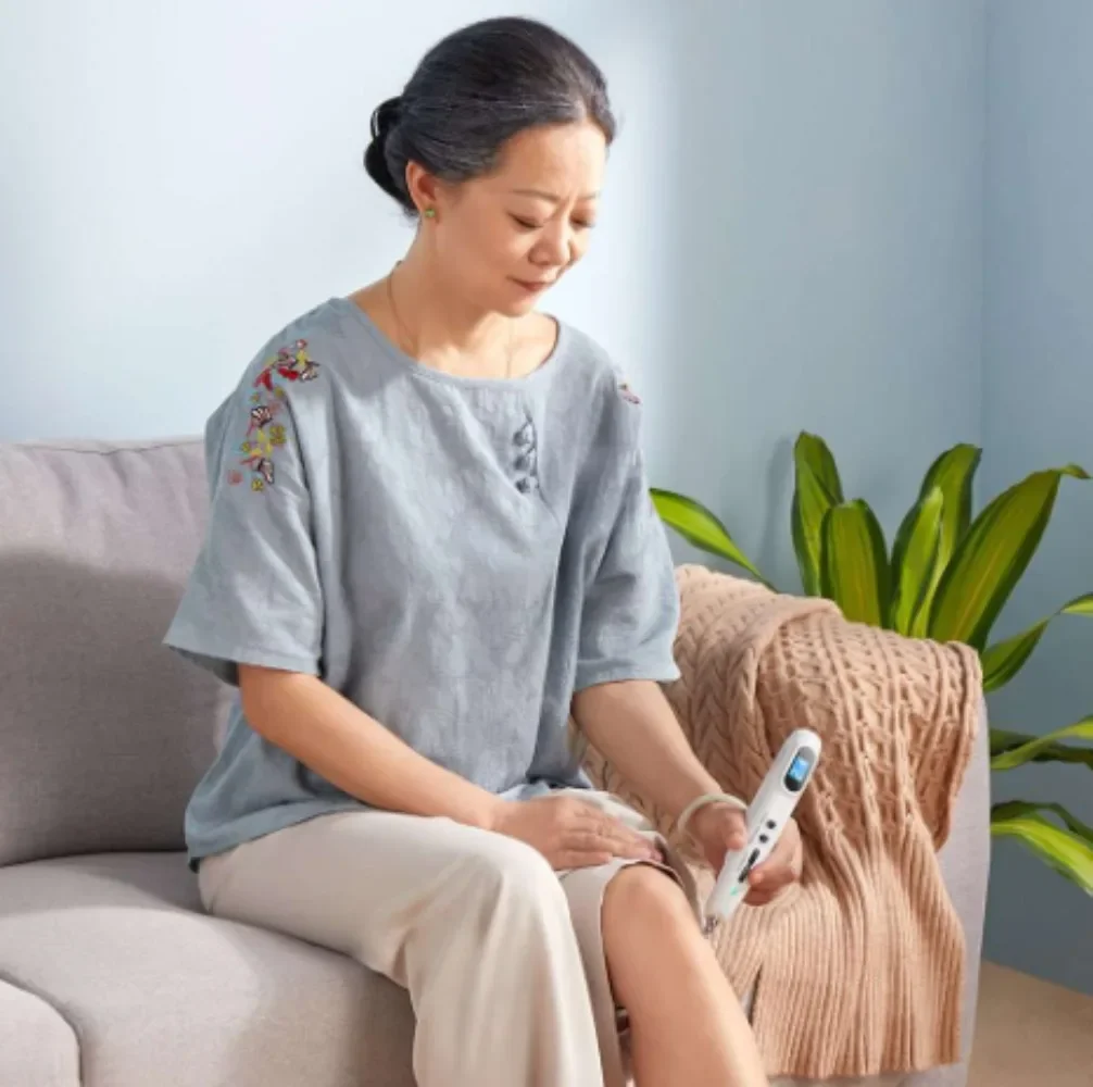 Портативный электронный меридиан ручка для импульсного акупунктурного массажа